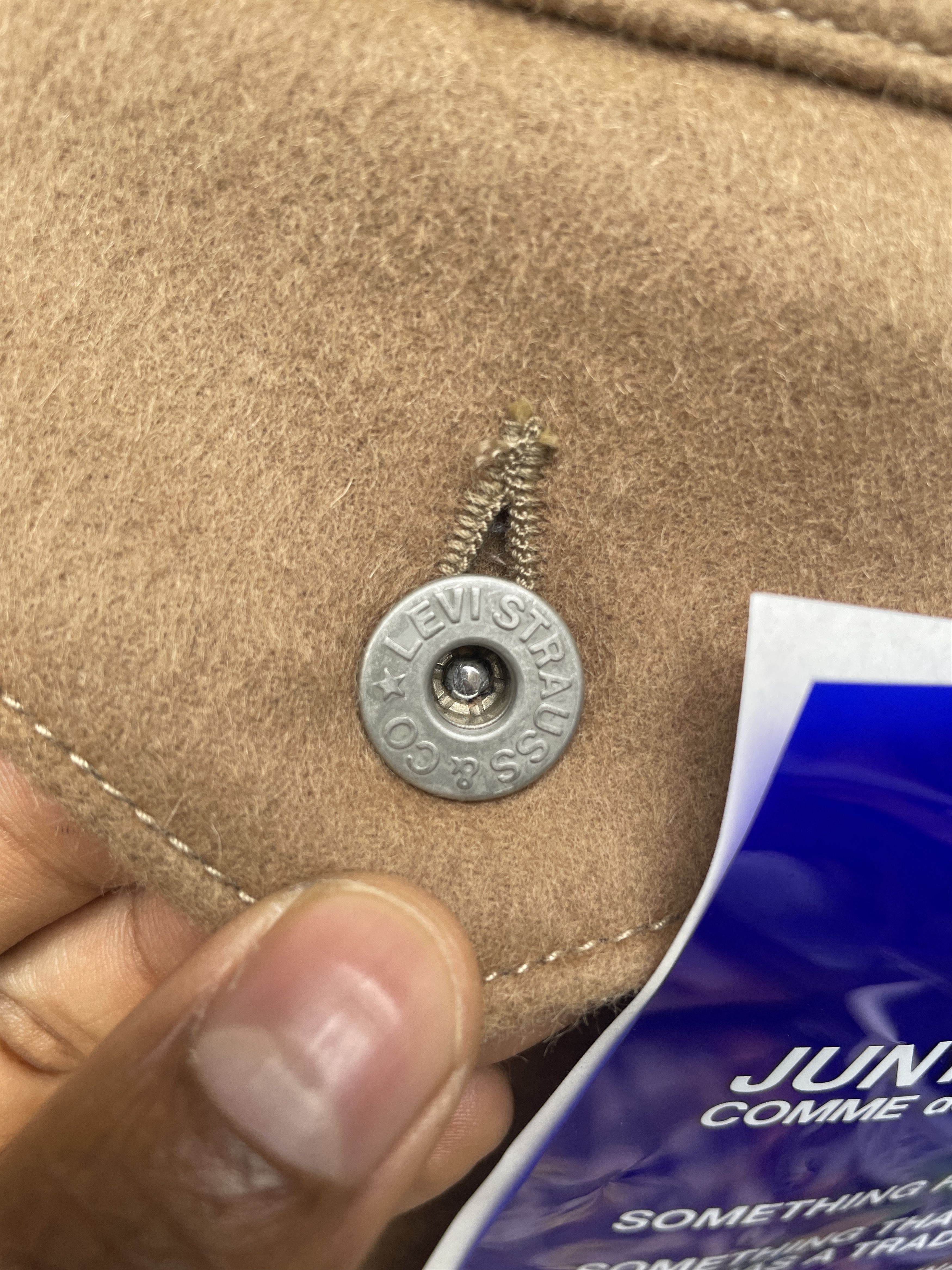 Junya Watanabe × Levi's JUNYA WATANABE MAN x Levi's Type 3 Wool Trucker Jacket L Size US L / EU 52-54 / 3 - 7 Thumbnail