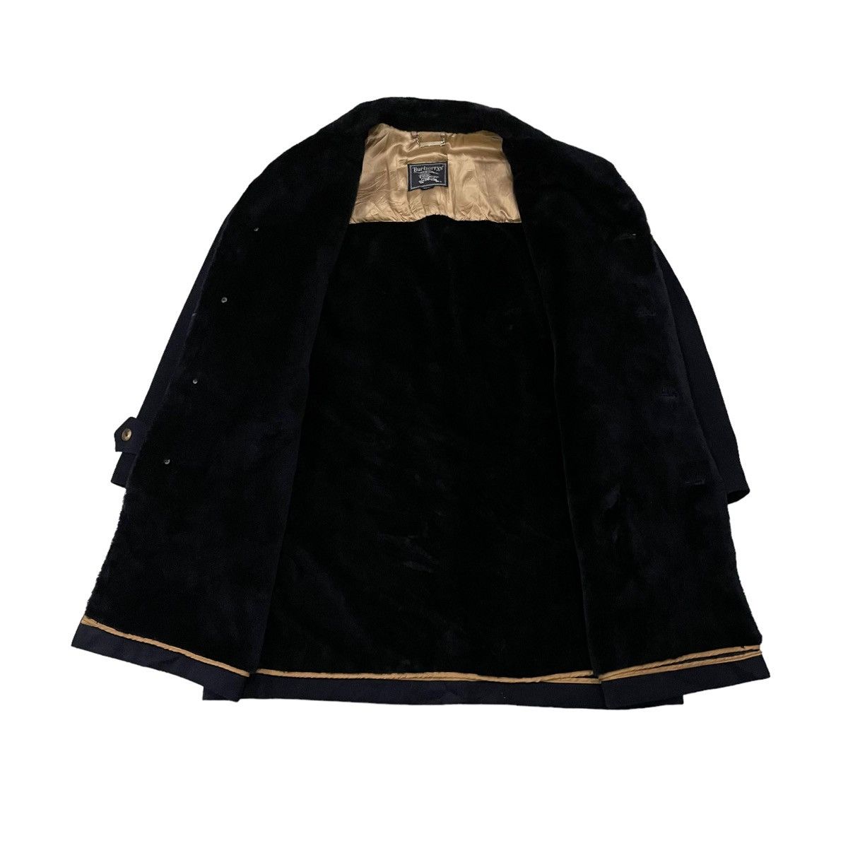 Burberry Vintage Burberry Wool Sherpa Overcoat Jacket Size US L / EU 52-54 / 3 - 18 Thumbnail