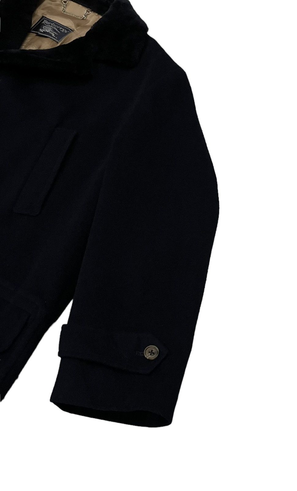 Burberry Vintage Burberry Wool Sherpa Overcoat Jacket Size US L / EU 52-54 / 3 - 9 Thumbnail
