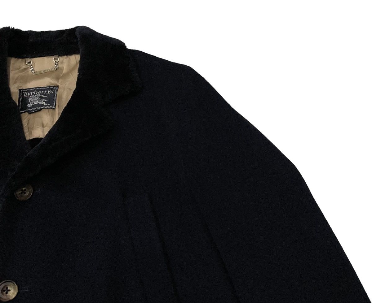 Burberry Vintage Burberry Wool Sherpa Overcoat Jacket Size US L / EU 52-54 / 3 - 3 Thumbnail