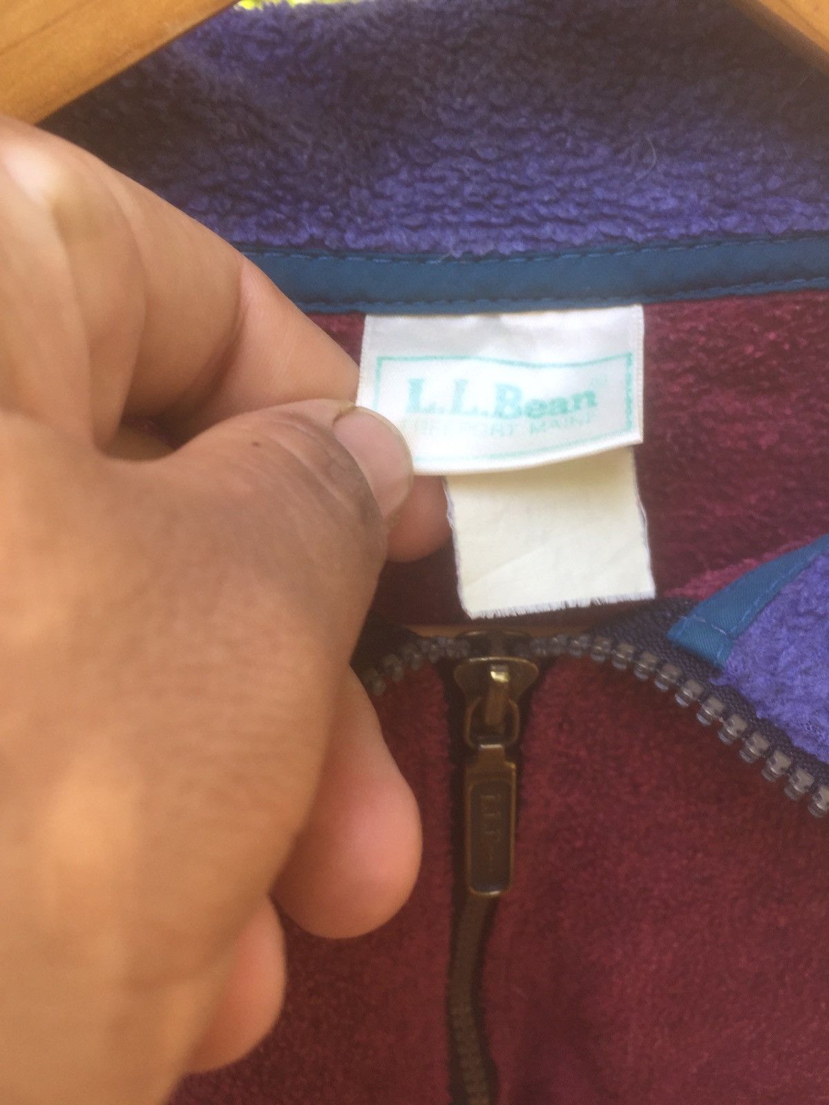 L.L. Bean × Vintage Vintage L.L BEAN Half zipper fleece made in usa Size US S / EU 44-46 / 1 - 5 Thumbnail