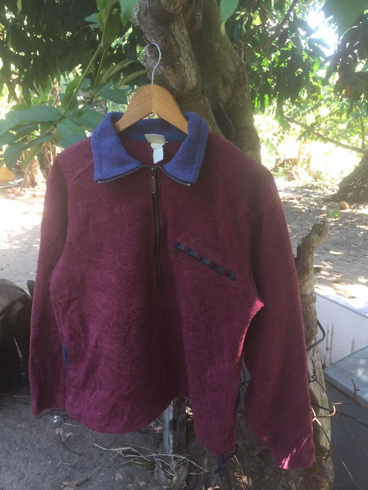 L.L. Bean × Vintage Vintage L.L BEAN Half zipper fleece made in usa Size US S / EU 44-46 / 1 - 3 Thumbnail