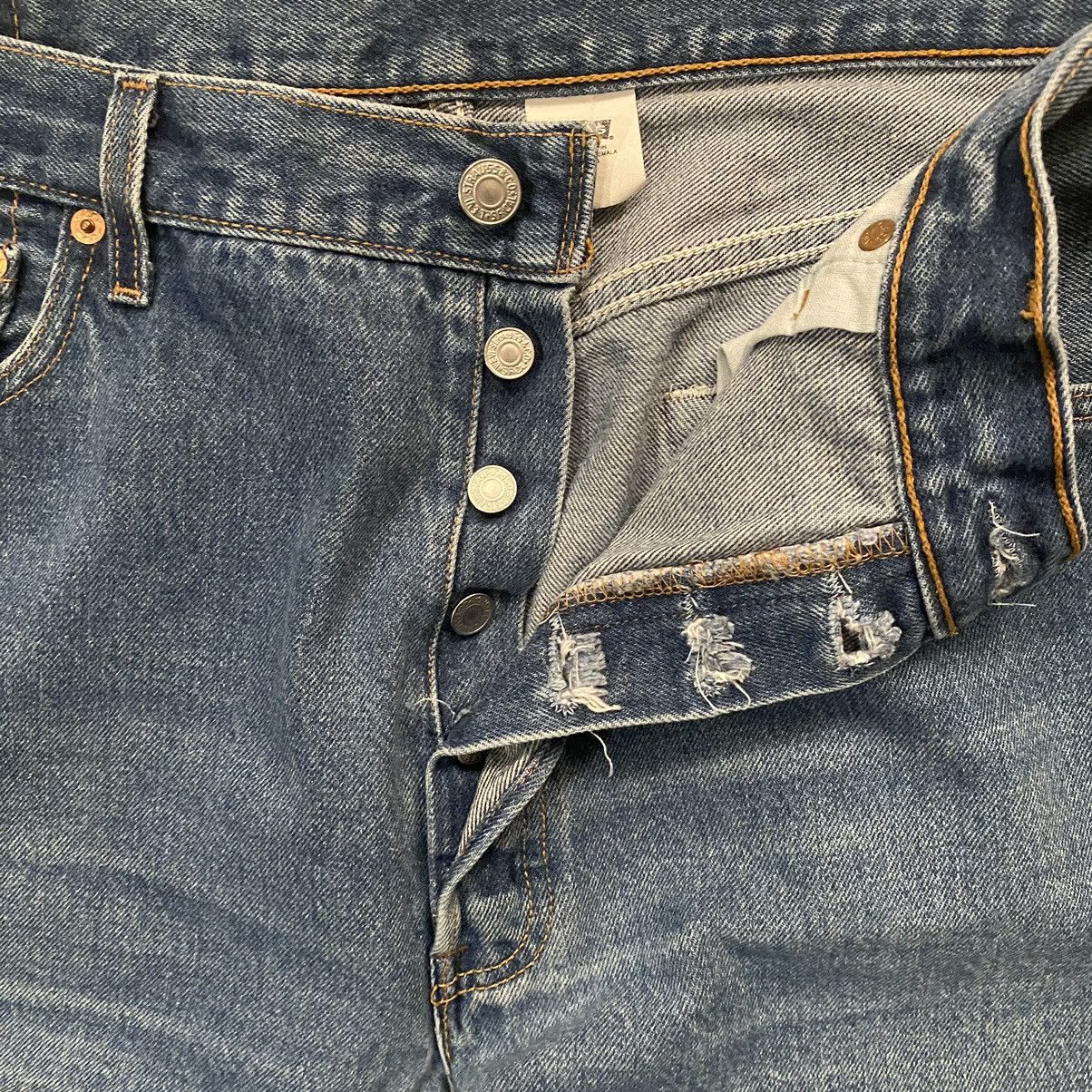 Carhartt × Levi's × Vintage Vintage 1989 Button Fly Levi’s 501 Jeans 35 Size US 34 / EU 50 - 8 Thumbnail
