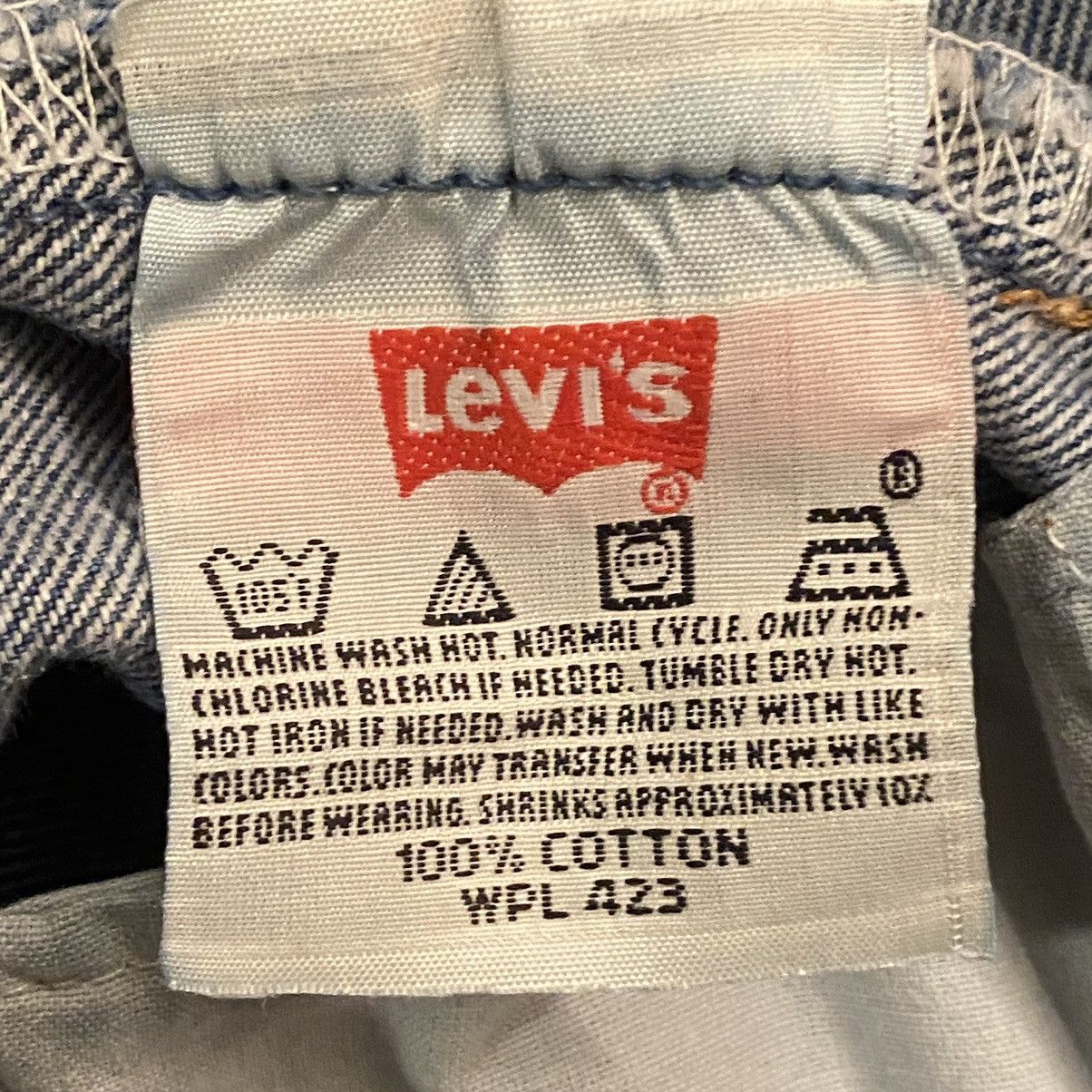 Carhartt × Levi's × Vintage Vintage 1989 Button Fly Levi’s 501 Jeans 35 Size US 34 / EU 50 - 6 Thumbnail