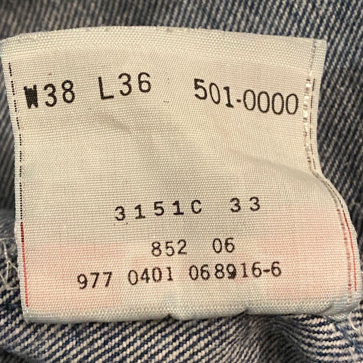 Carhartt × Levi's × Vintage Vintage 1989 Button Fly Levi’s 501 Jeans 35 Size US 34 / EU 50 - 7 Thumbnail