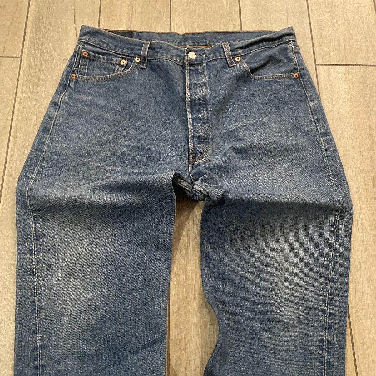 Carhartt × Levi's × Vintage Vintage 1989 Button Fly Levi’s 501 Jeans 35 Size US 34 / EU 50 - 9 Thumbnail