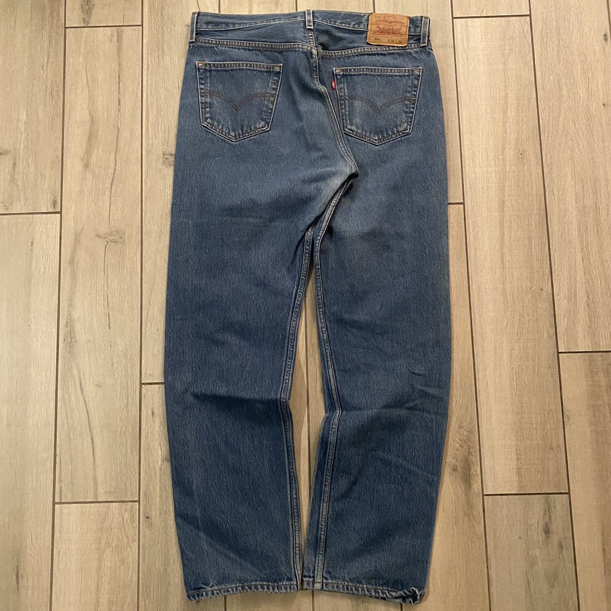 Carhartt × Levi's × Vintage Vintage 1989 Button Fly Levi’s 501 Jeans 35 Size US 34 / EU 50 - 2 Thumbnail