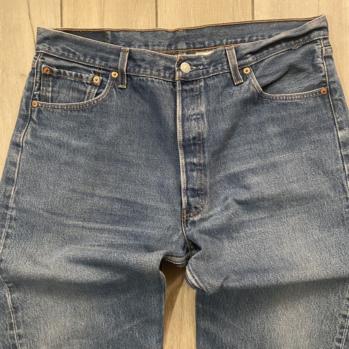 Carhartt × Levi's × Vintage Vintage 1989 Button Fly Levi’s 501 Jeans 35 Size US 34 / EU 50 - 11 Thumbnail
