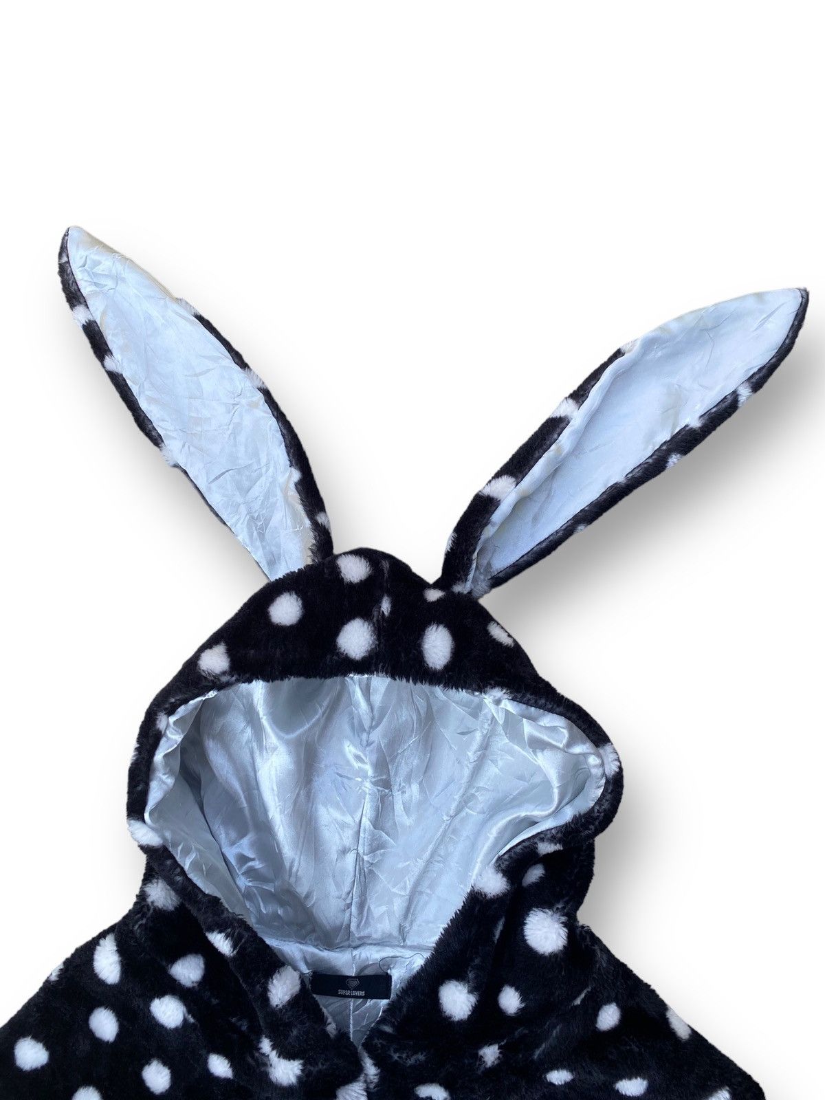 Hysteric Glamour Super Lovers Cape Bunny Polka Dot Hoodies. #A10 Size ONE SIZE - 2 Thumbnail