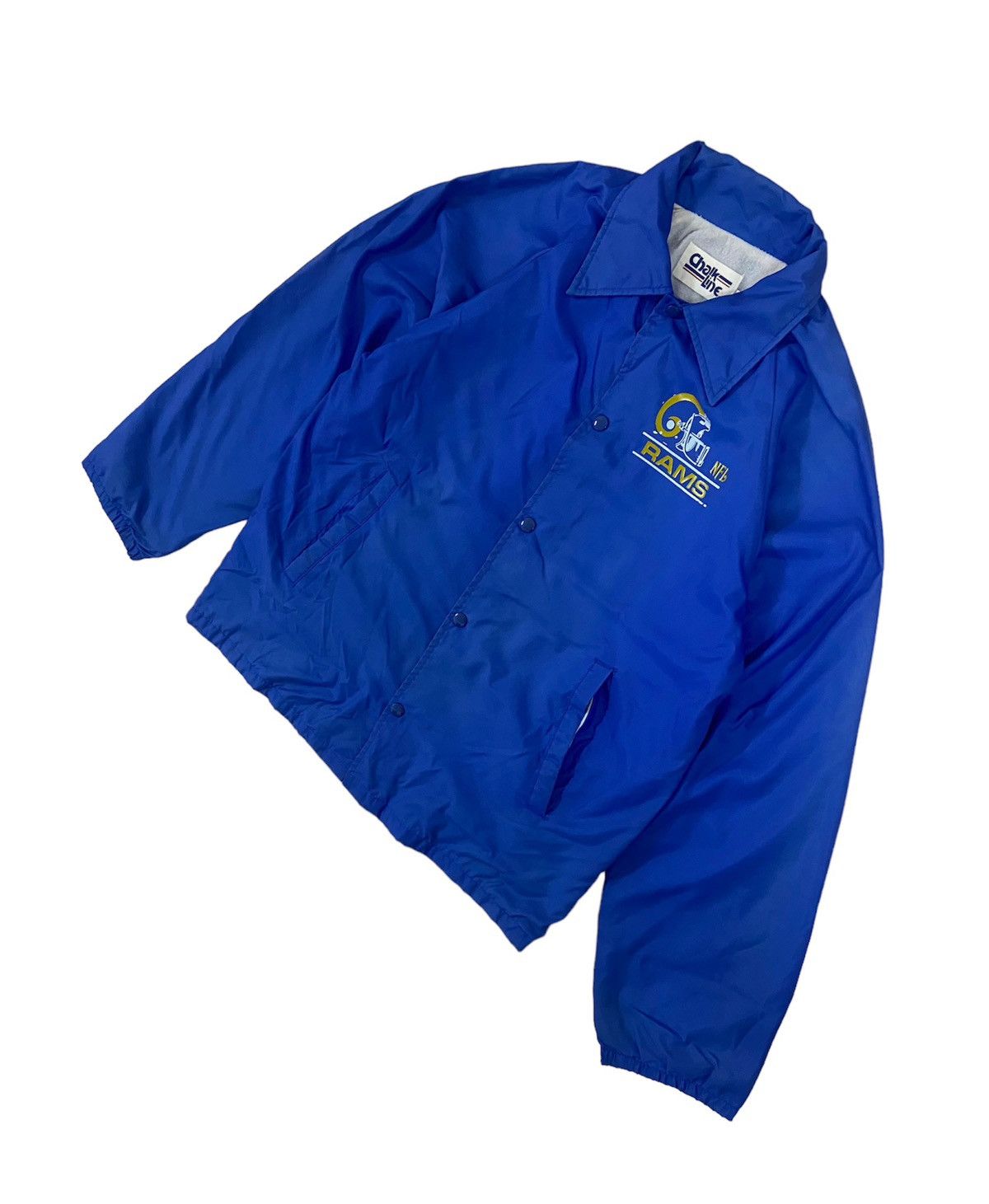 Chalk Line × NFL × Vintage Vintage Los Angeles Rams NFL Coach Jacket American Football Size US M / EU 48-50 / 2 - 2 Thumbnail