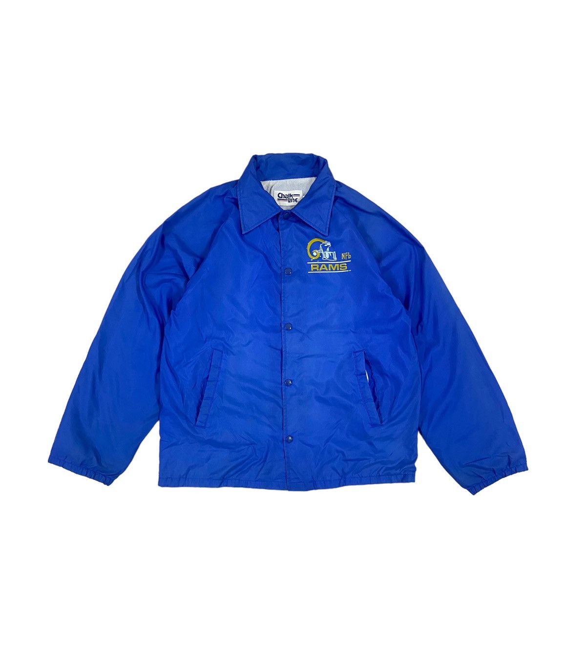 Chalk Line × NFL × Vintage Vintage Los Angeles Rams NFL Coach Jacket American Football Size US M / EU 48-50 / 2 - 1 Thumbnail
