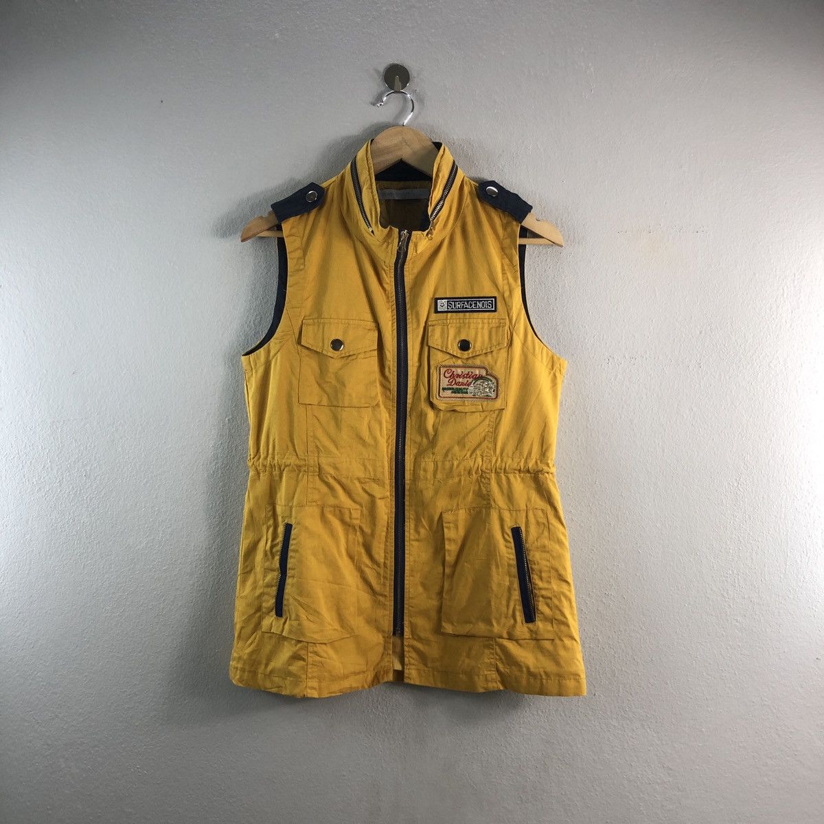 Olive Hots Stuff Multipocket Womens Sleeveless Jacket Vest