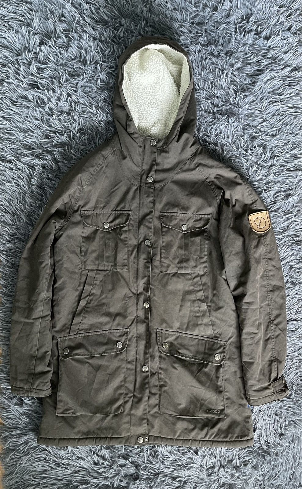 Fjallraven × Vintage Fjallraven G-1000 Sherpa lining parka coat jacket Size S / US 4 / IT 40 - 1 Thumbnail