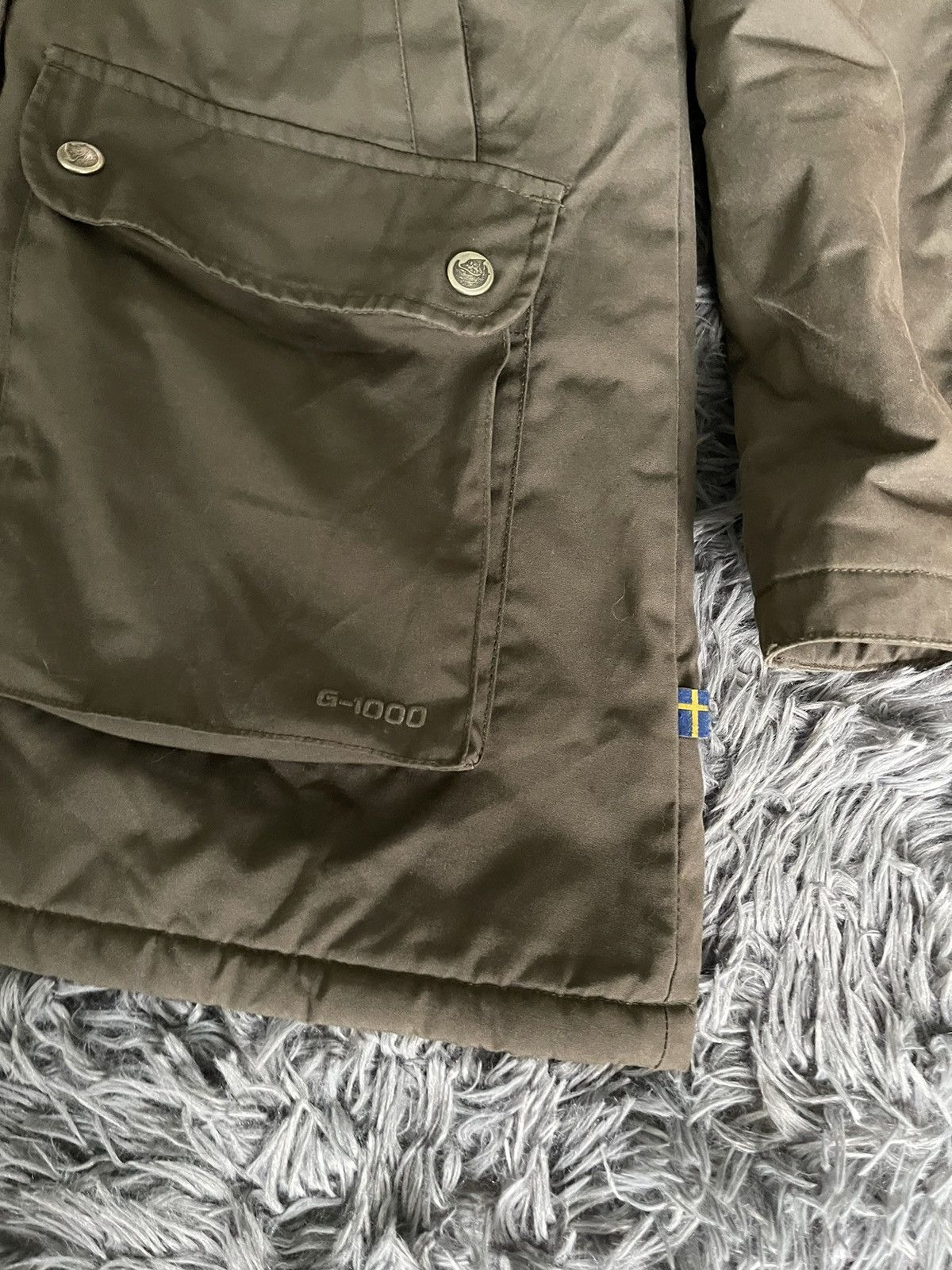 Fjallraven × Vintage Fjallraven G-1000 Sherpa lining parka coat jacket Size S / US 4 / IT 40 - 3 Thumbnail