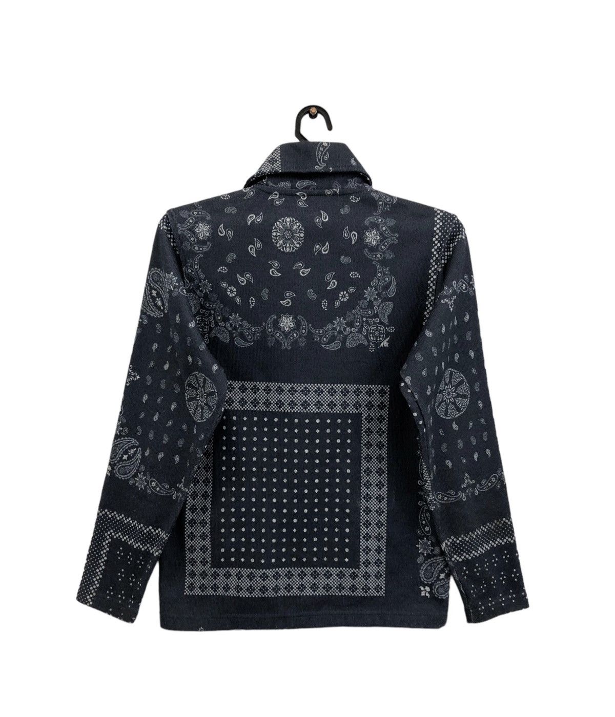 Beams Plus B:MING by BEAMS Navy Bandana Patchwork Chore Jacket Size US S / EU 44-46 / 1 - 2 Thumbnail