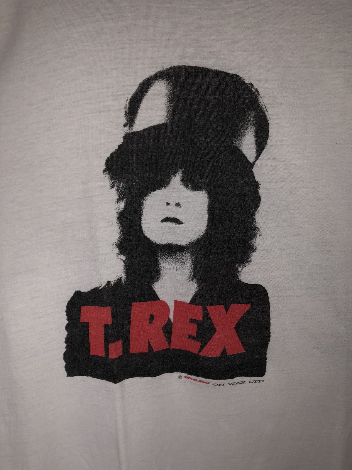 Band Tees × Vintage Marc Bolan Vintage T Rex The Slider Mid 80s Marc On Wax Ltd Size US XL / EU 56 / 4 - 5 Thumbnail
