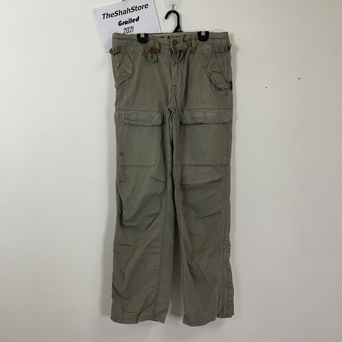 Other Vtg Back Number Utility Multipocket Tactical Cargo Pants Size US 34 / EU 50 - 1 Thumbnail