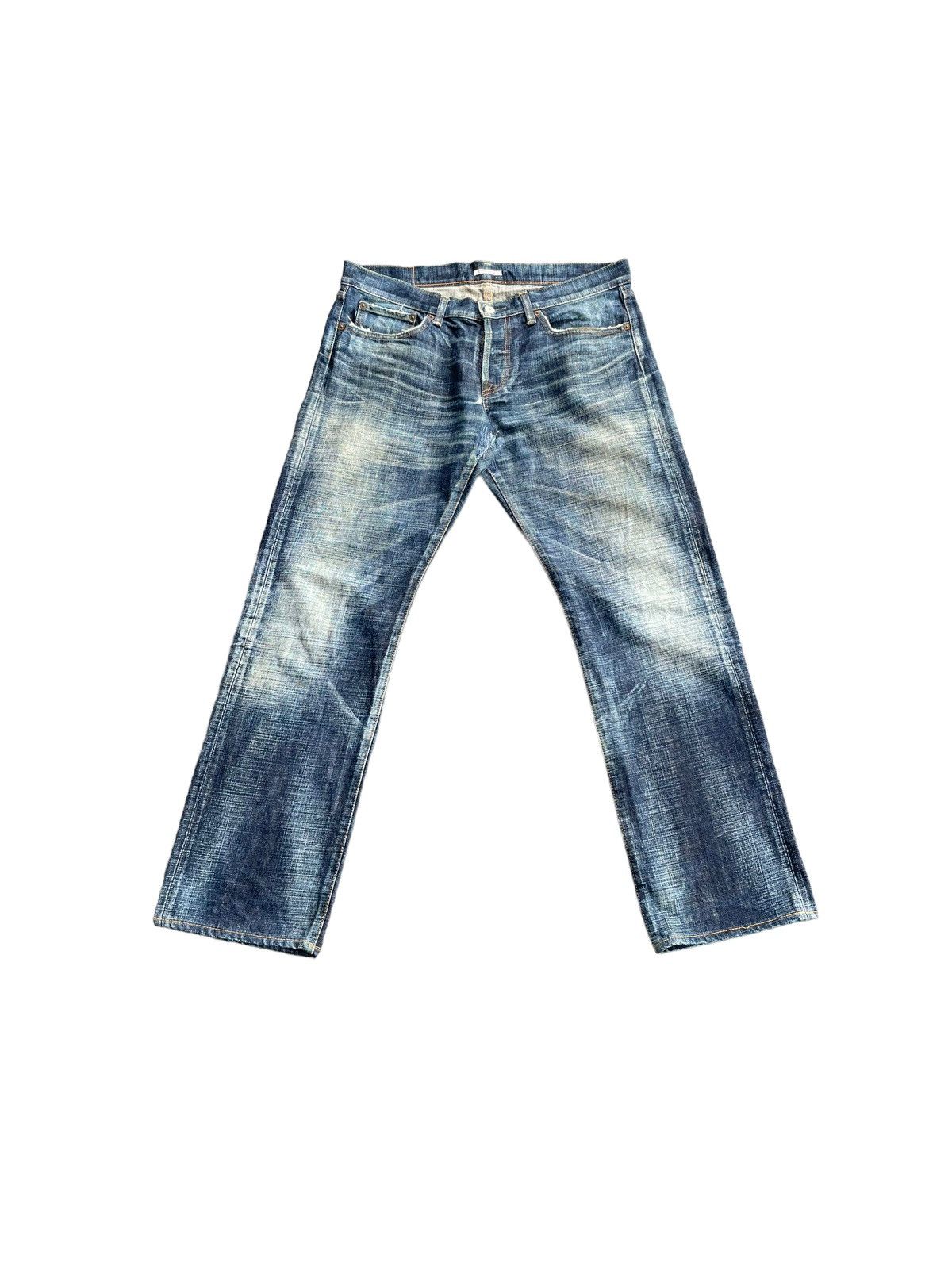 image of Distressed Denim x Eternal Vintage Eternal Japan Rework Denim in Blue, Men's (Size 36)