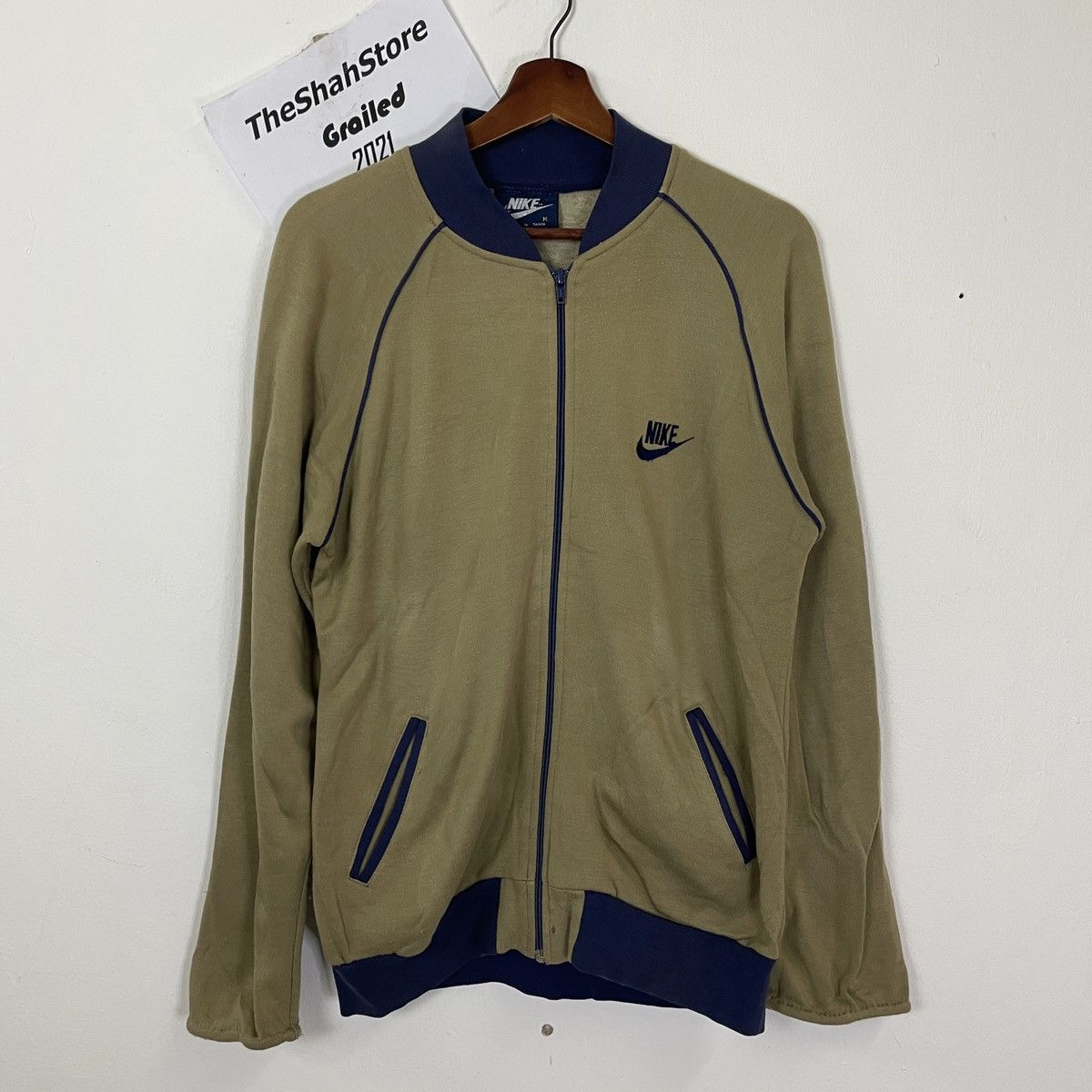 Nike Vintage 80s Nike Zipper Ups Sweater Size US M / EU 48-50 / 2 - 1 Thumbnail