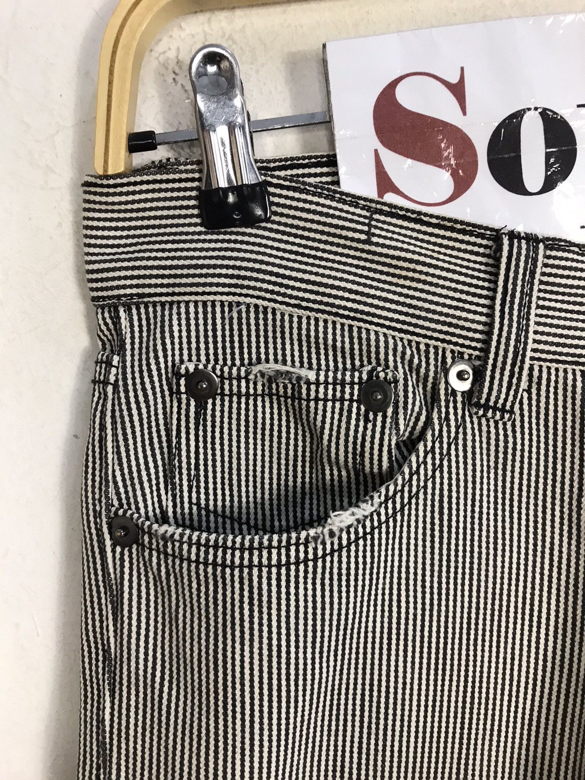 Japanese Brand × Vintage Vintage Japanese Brand Distressed Design Patches Style Size US 31 - 8 Thumbnail