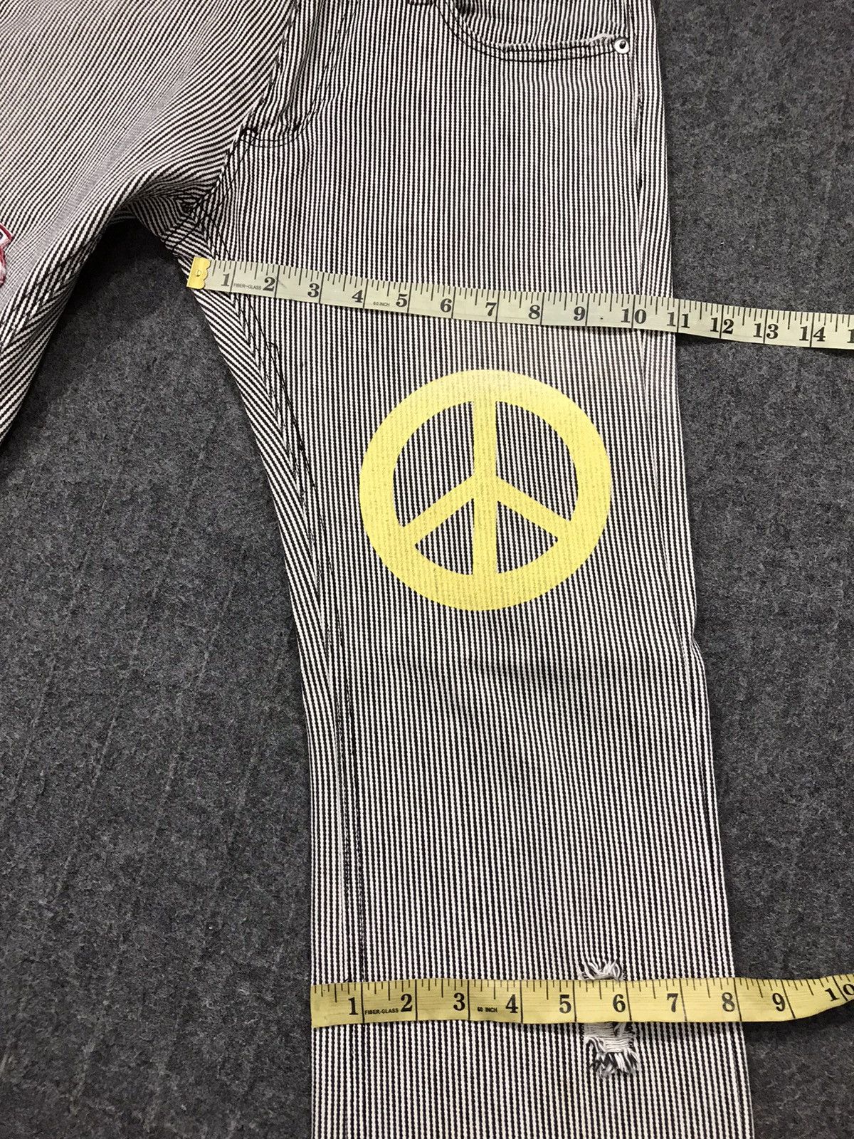 Japanese Brand × Vintage Vintage Japanese Brand Distressed Design Patches Style Size US 31 - 16 Thumbnail