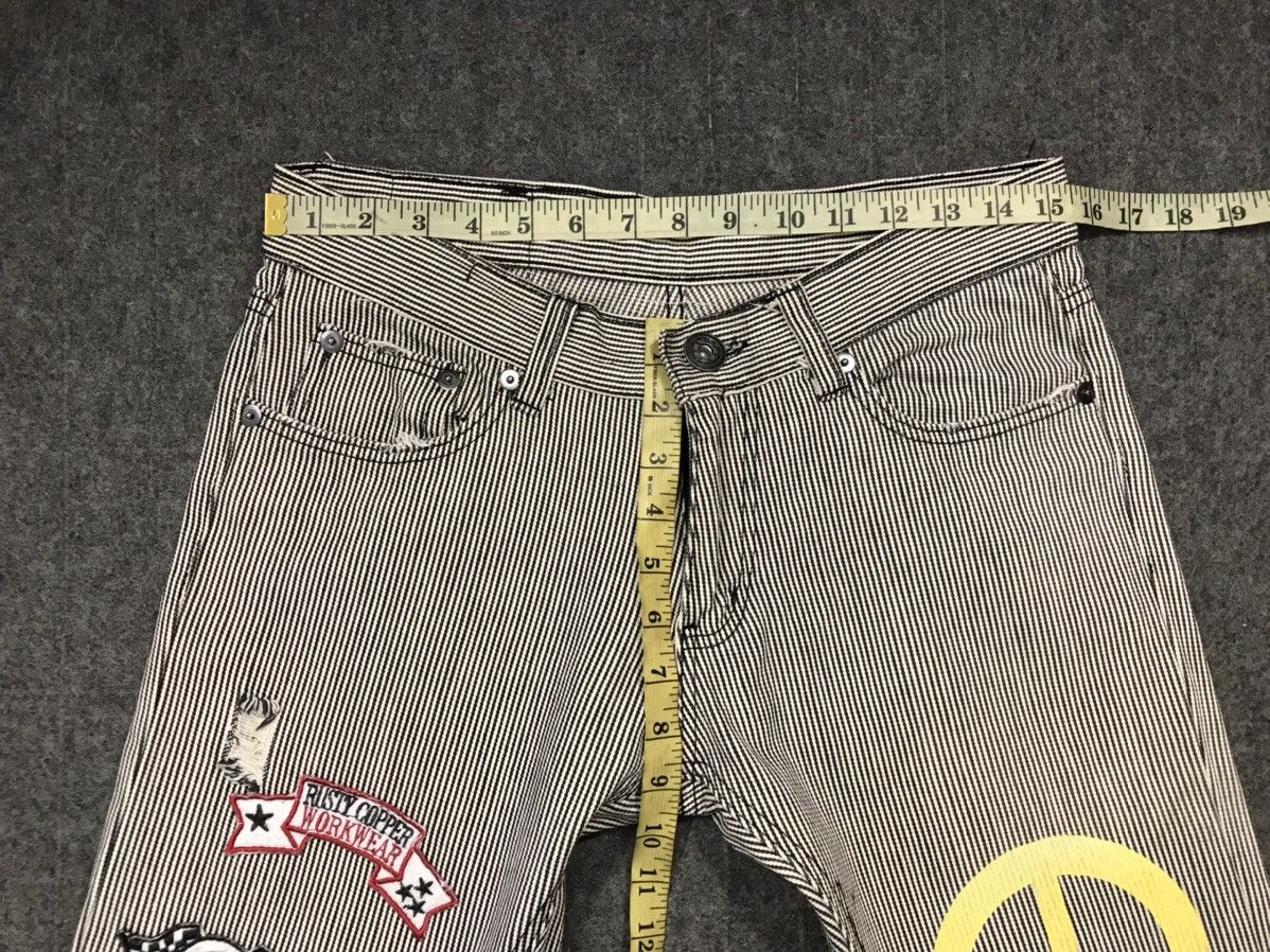 Japanese Brand × Vintage Vintage Japanese Brand Distressed Design Patches Style Size US 31 - 15 Thumbnail