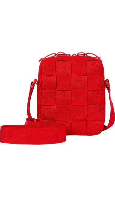 Supreme Supreme Woven Shoulder Bag Red | Grailed
