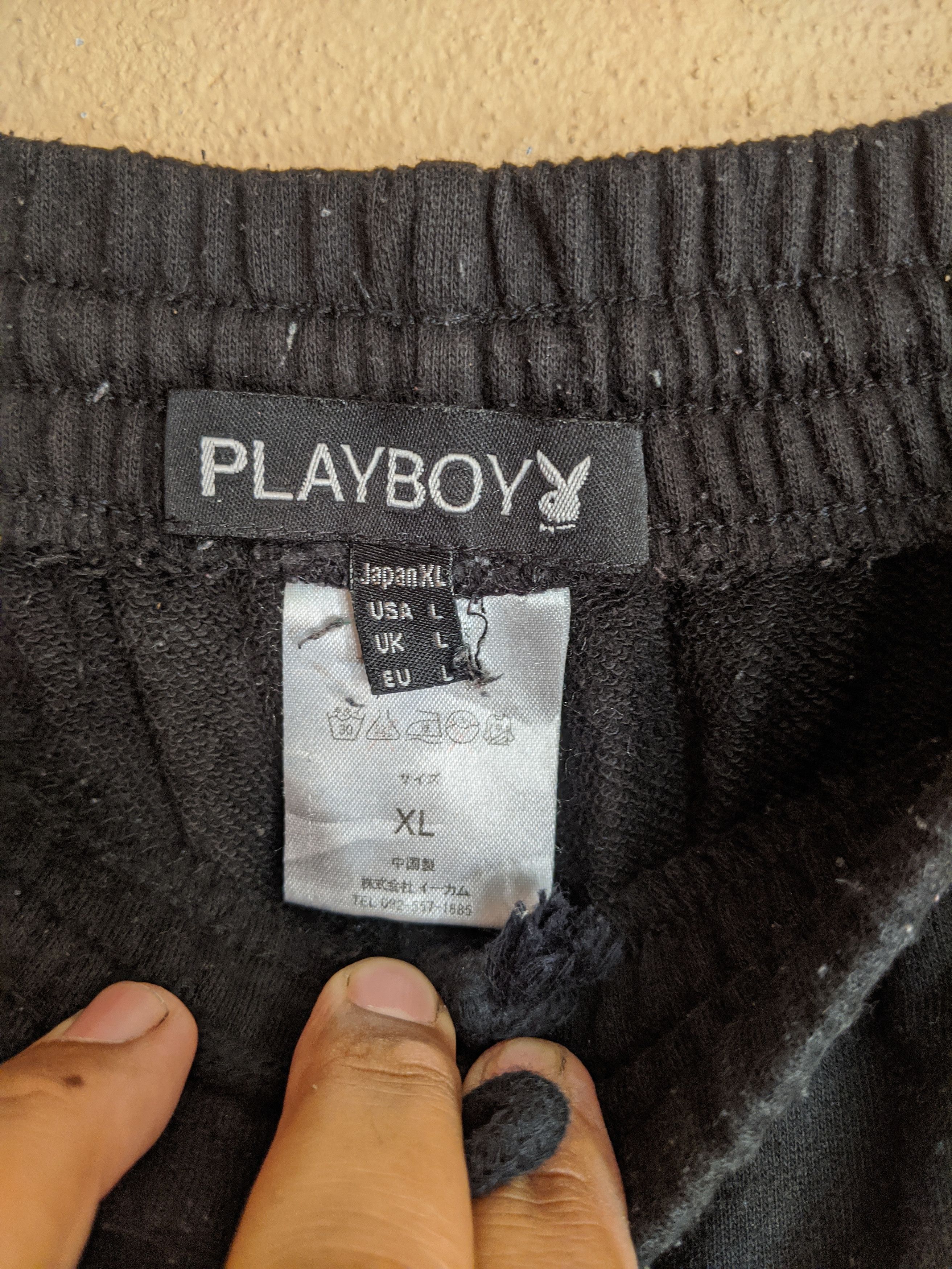 Japanese Brand × Playboy Vintage Playboy joggerpants nice design Size US 30 / EU 46 - 3 Thumbnail