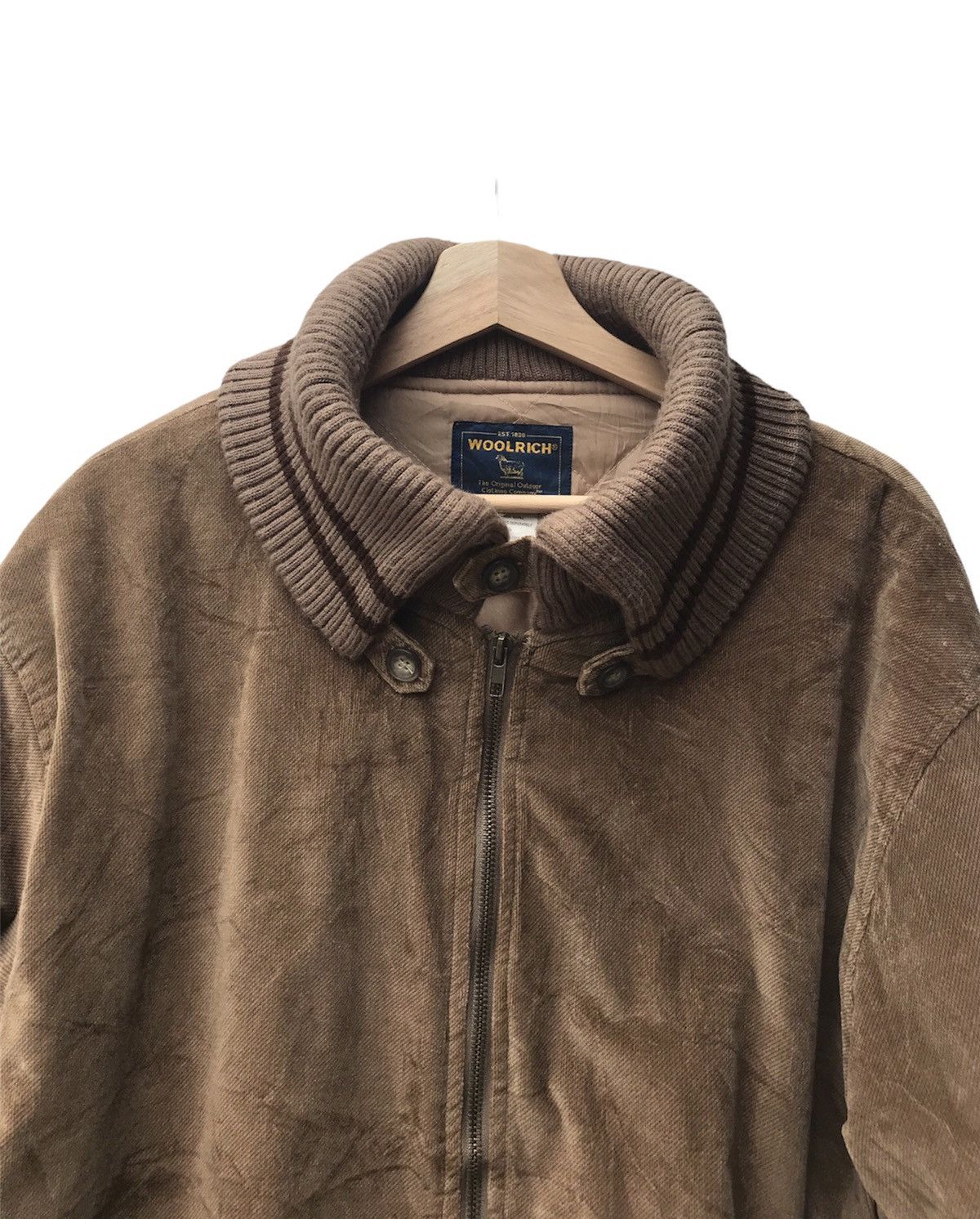 Vintage × Woolrich Woolen Mills Vintage Woolrich Corduroy Blouson Batting Rib Jacket Size US XL / EU 56 / 4 - 4 Thumbnail