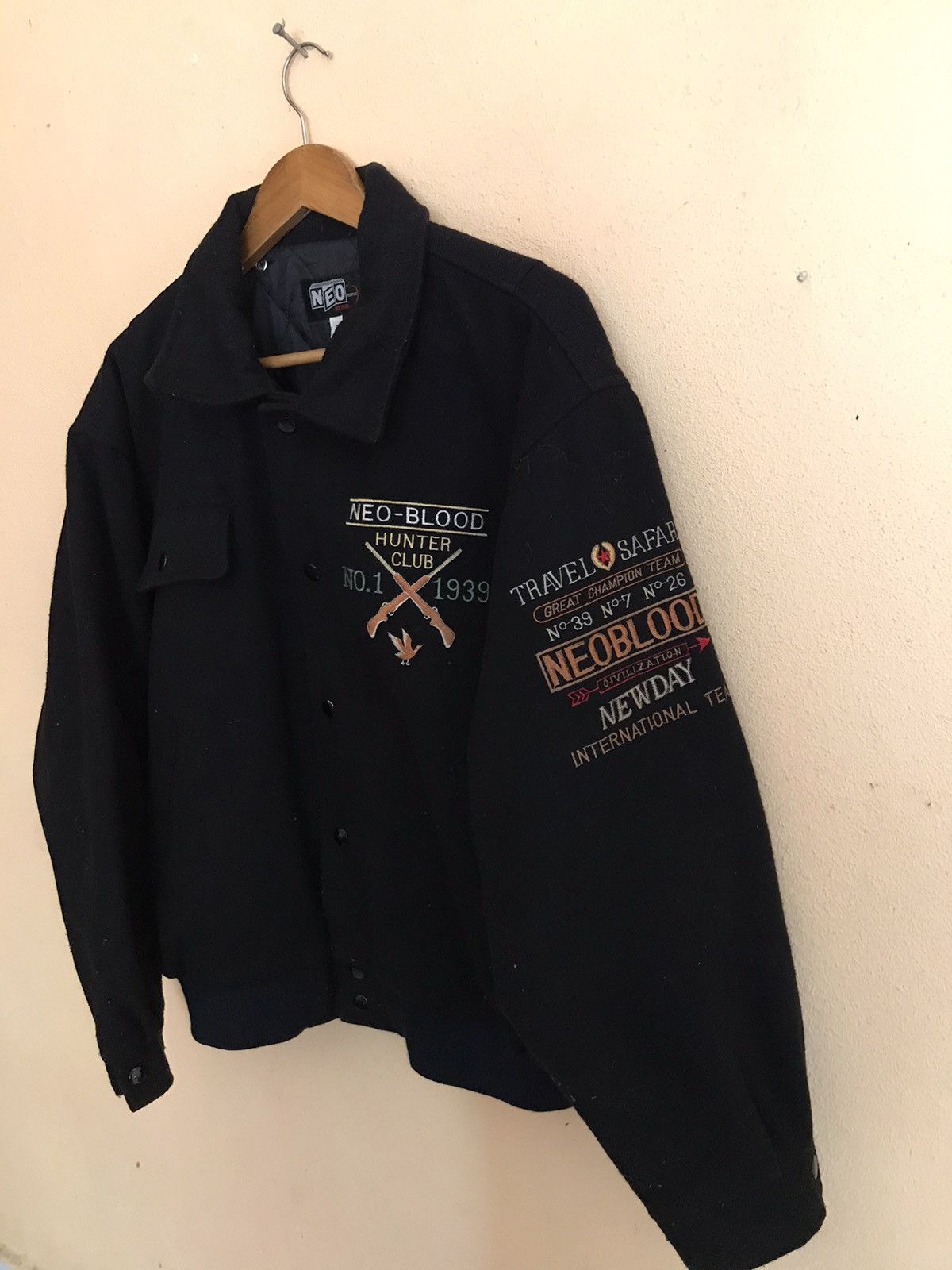 Japanese Brand Neo Blood Hunter Club wool jacket Size US L / EU 52-54 / 3 - 2 Thumbnail