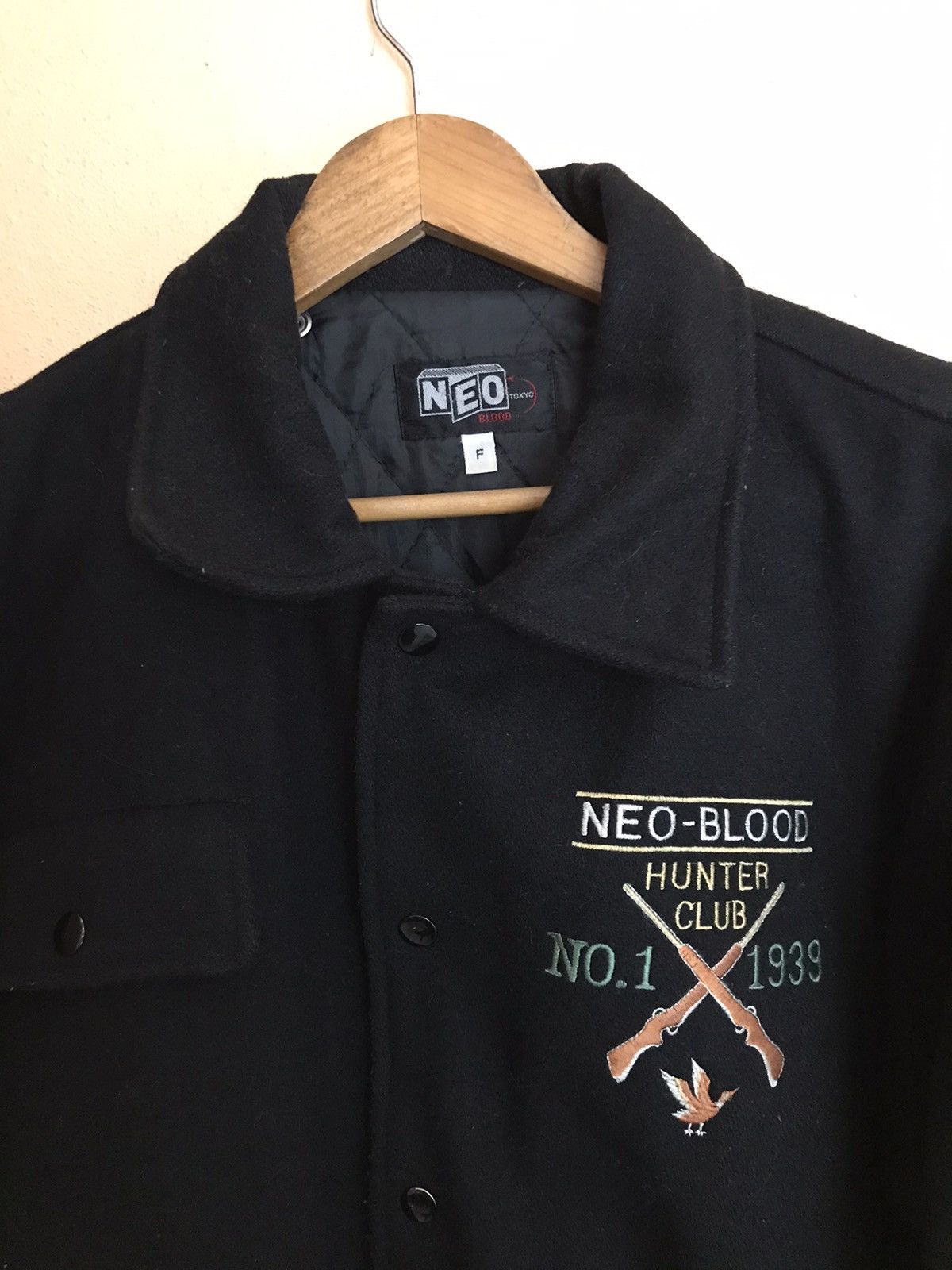 Japanese Brand Neo Blood Hunter Club wool jacket Size US L / EU 52-54 / 3 - 4 Thumbnail