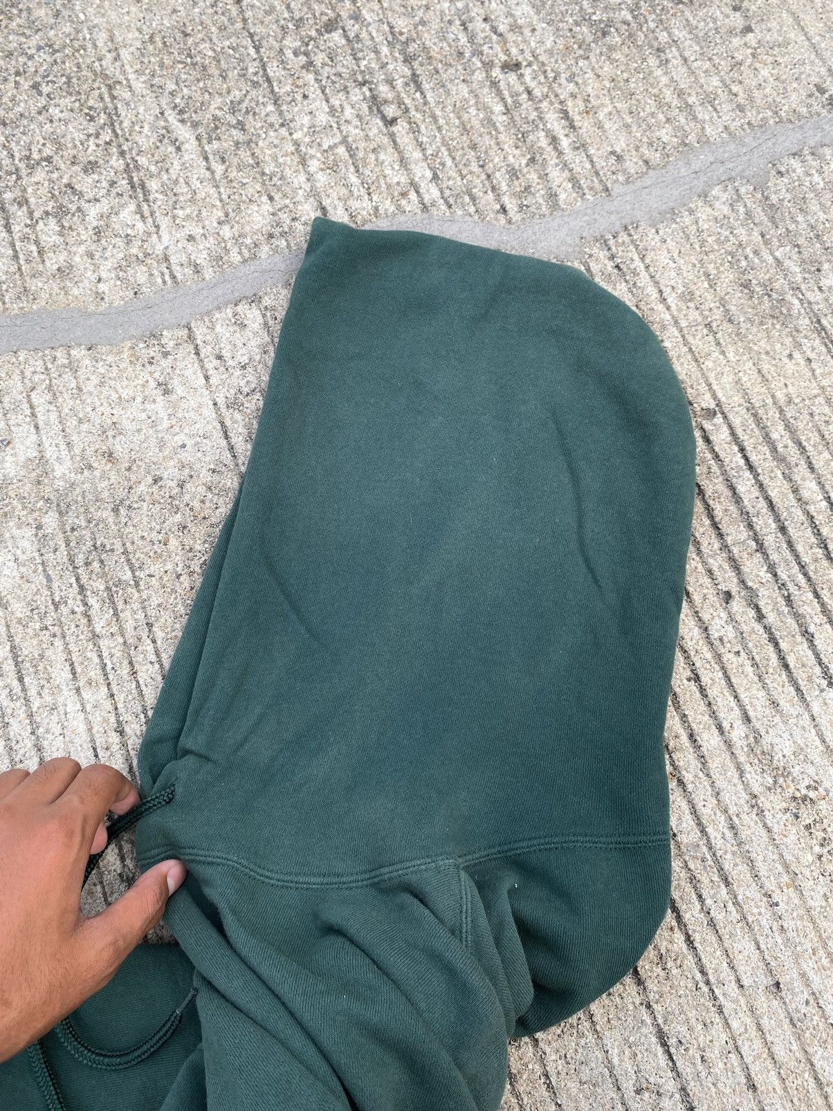 Russell Athletic × Vintage Faded Russell Athletic Hoodie Blank Green Size US M / EU 48-50 / 2 - 10 Thumbnail