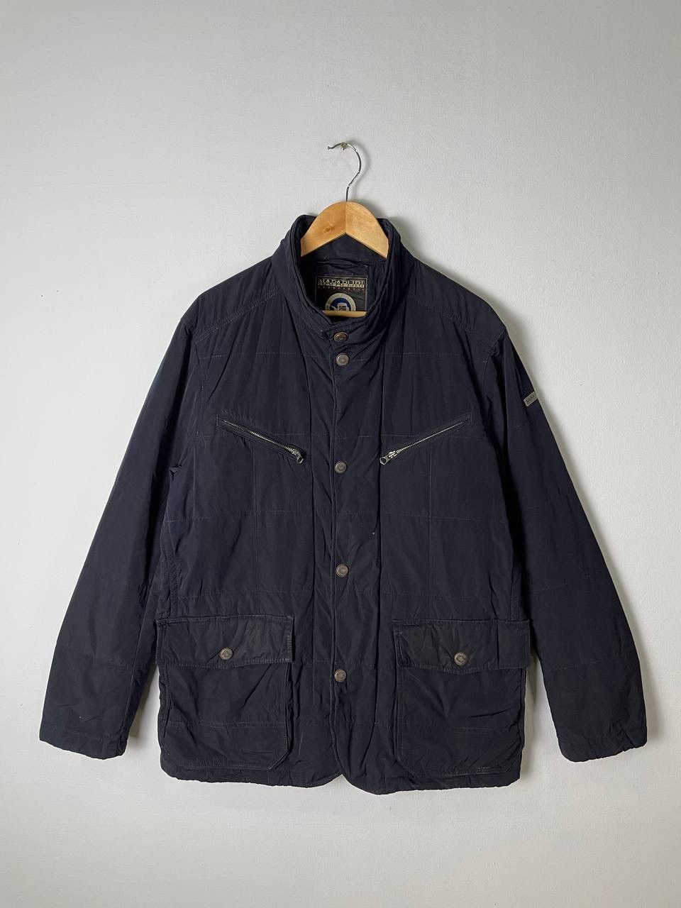 Napapijri Geographic Quilted Utility Windbreaker