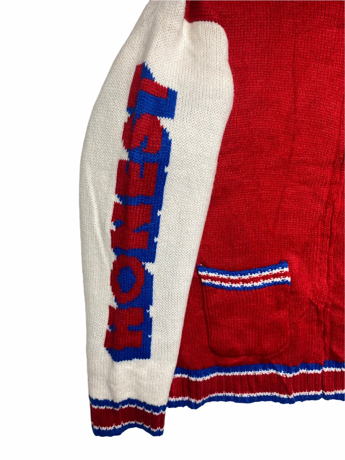 Japanese Brand 2000s Studio Seven - Honest College Chunky Knitted Jacket Size US XL / EU 56 / 4 - 3 Thumbnail