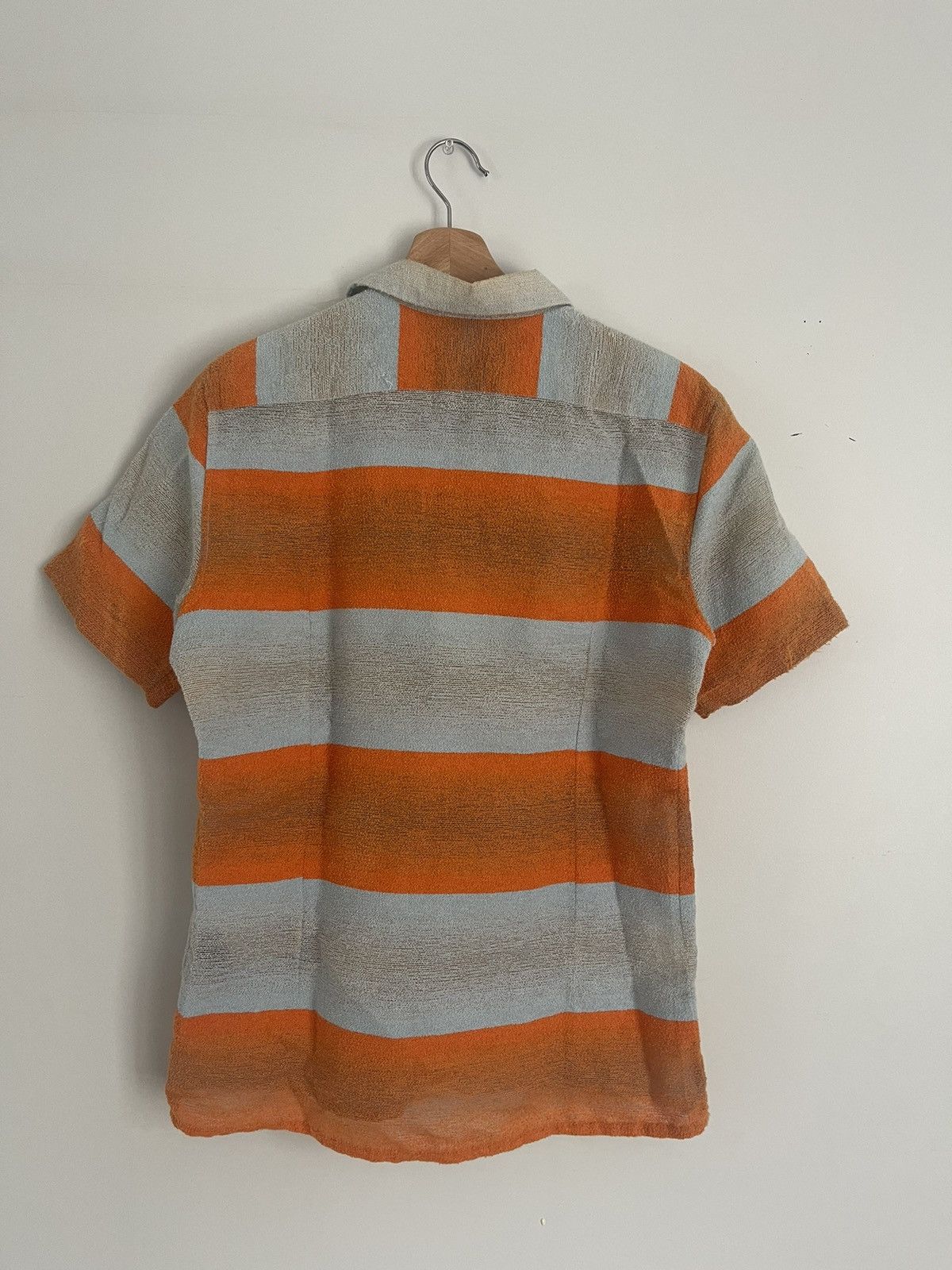 Raf Simons Raf Simons SS2015 Textured Striped Shirt Size US M / EU 48-50 / 2 - 2 Thumbnail