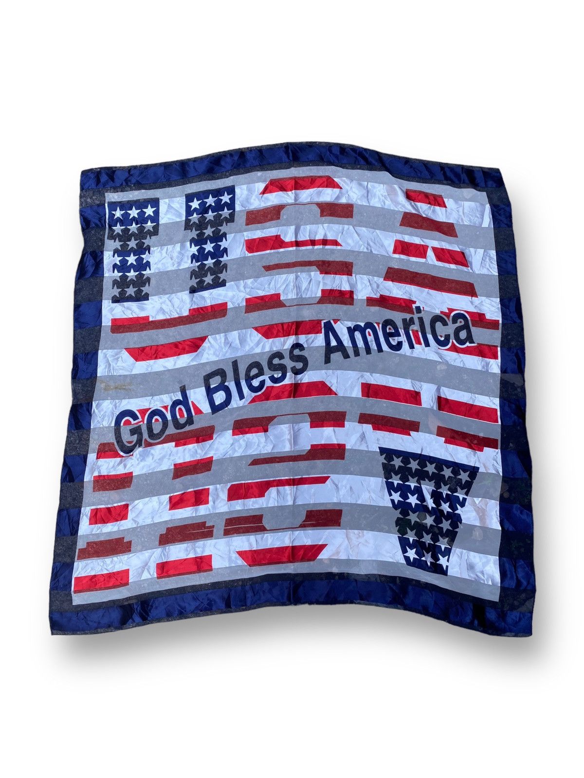 God Bless America Scarf/Handkerchief. #A10