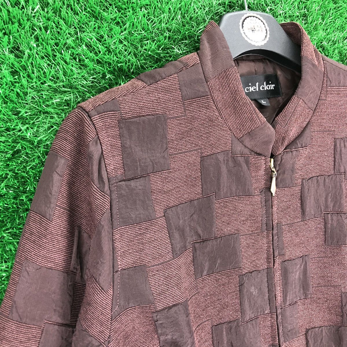 Vintage Vintage Patchwork Design Style Jacket by Ciel Clair Size US S / EU 44-46 / 1 - 2 Thumbnail