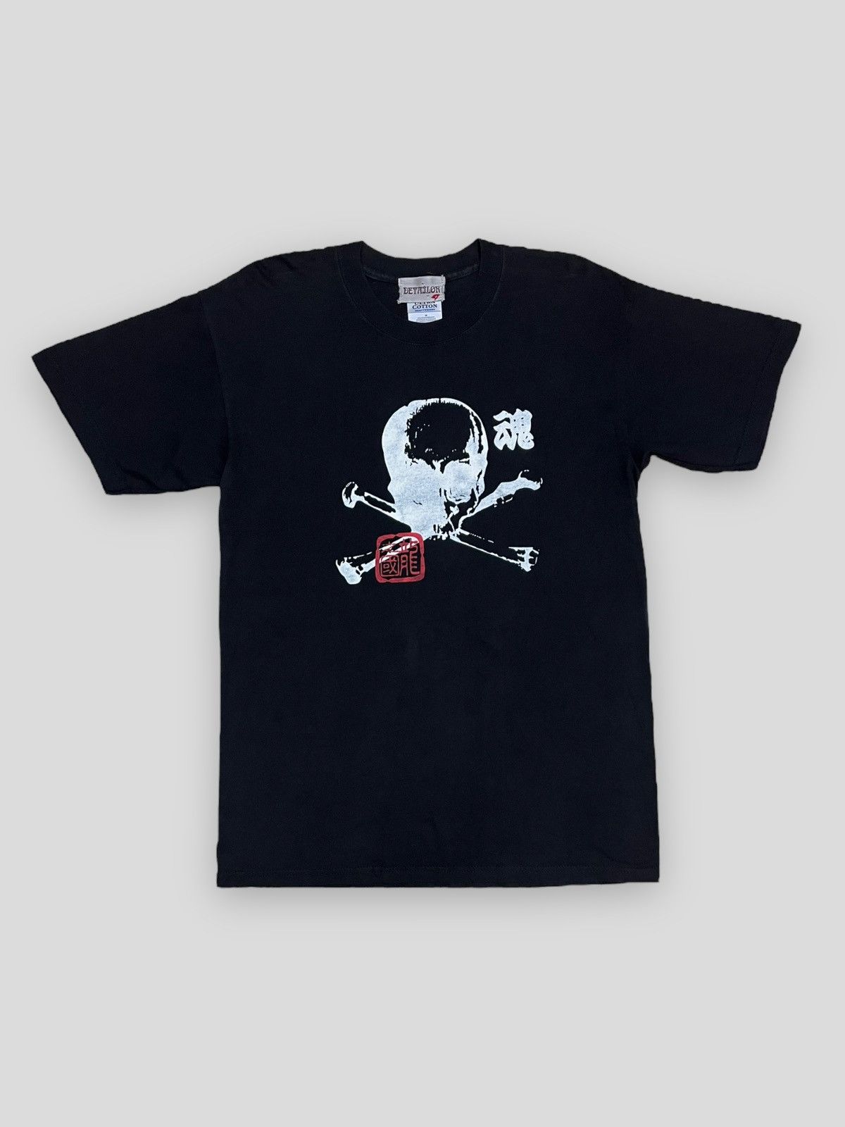 image of Skulls x Vintage Send Offervintage 90's Japan Designer Detailer Skull Tshirt in Black (Size Medium)
