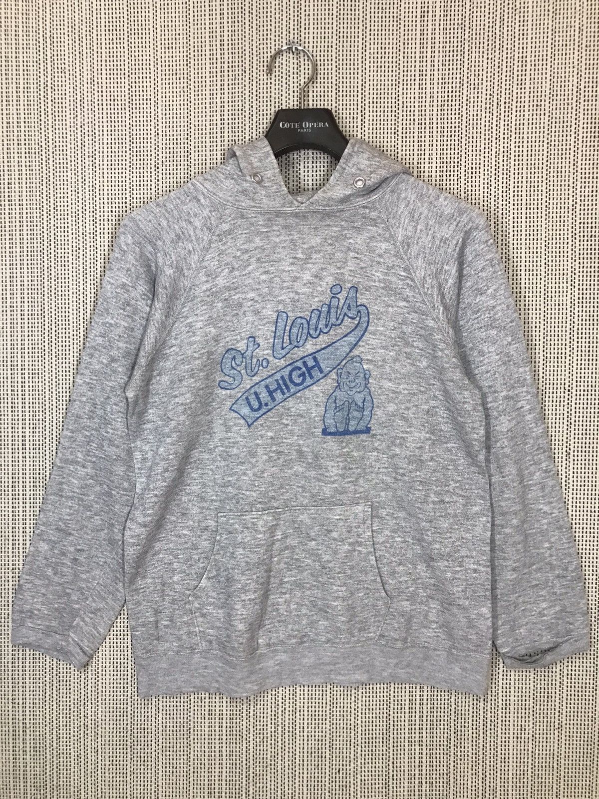 Champion × Vintage ‼️VINTAGE 80s CHAMPION ST.LOUIS U.HIGH HOODIE‼️ Size US M / EU 48-50 / 2 - 2 Thumbnail