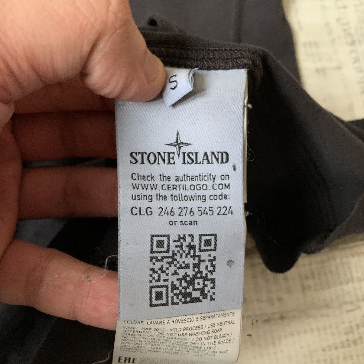 Stone Island Stone island big logo T-shirt Size US S / EU 44-46 / 1 - 4 Thumbnail