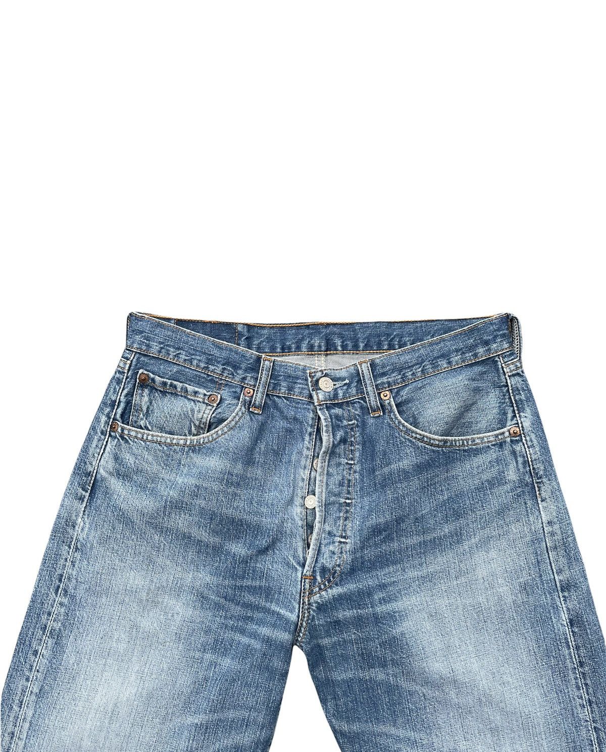 Levi's Vintage Levis 501 2004 Aging Faded Distresed Denim Size US 32 / EU 48 - 6 Thumbnail
