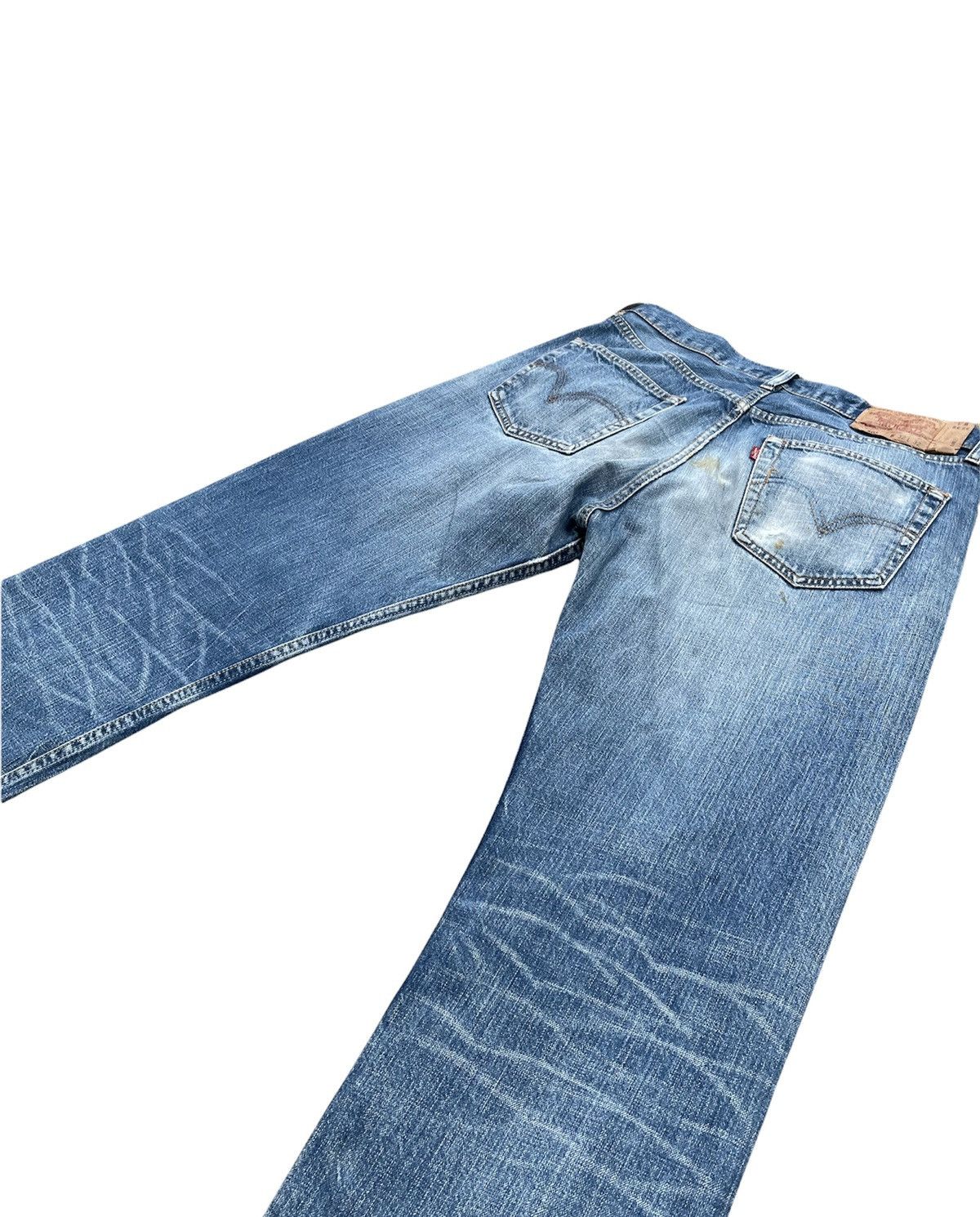 Levi's Vintage Levis 501 2004 Aging Faded Distresed Denim Size US 32 / EU 48 - 8 Thumbnail