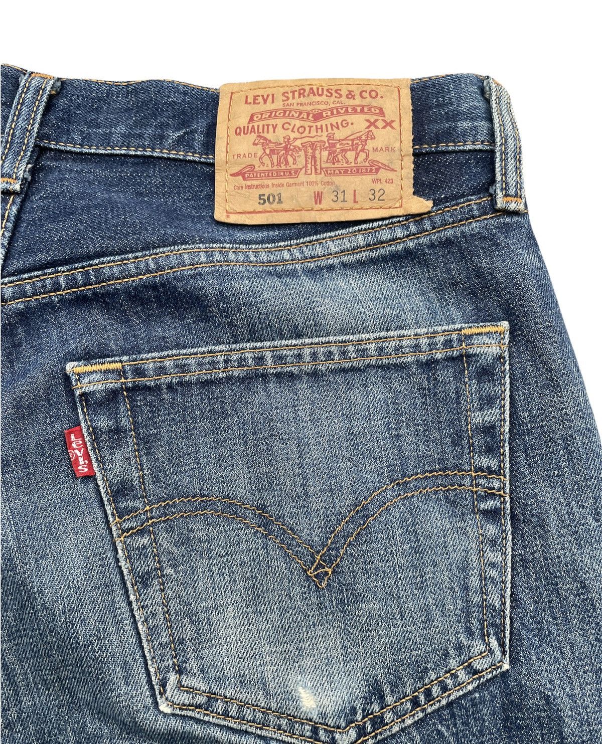 Levi's Levi’s 501 e 2002 Denim Size US 30 / EU 46 - 9 Thumbnail