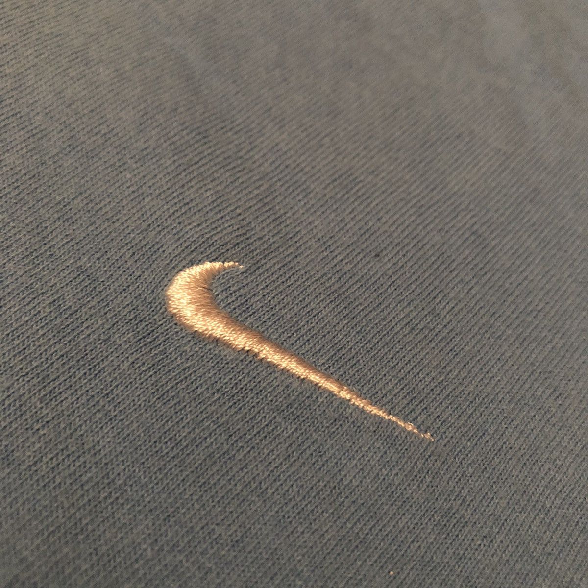 Nike Vintage 2000s Nike Sky Blue Swoosh Basic Logo Tee Silver Tag Size US XL / EU 56 / 4 - 4 Thumbnail