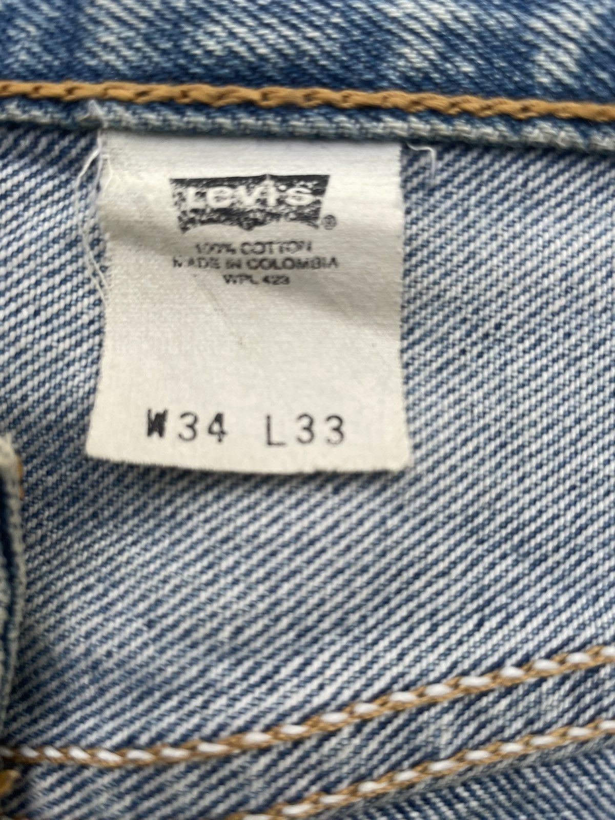 Levi's × Vintage Vintage Levi’s 501 e 2002 Columbia Aging Faded Wash Denim Size US 33 - 18 Thumbnail