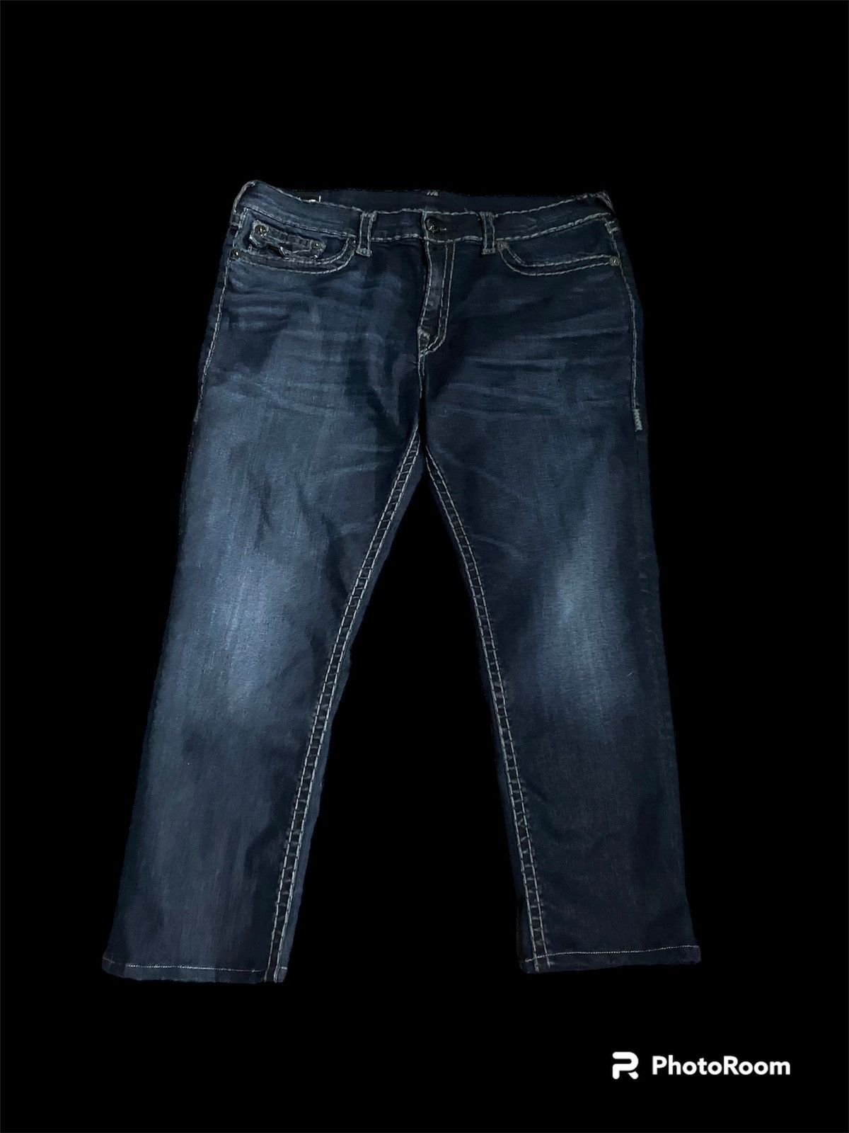 True Religion Y2K Navy True Religion Geno Relaxed Slim Size US 40 / EU 56 - 2 Thumbnail