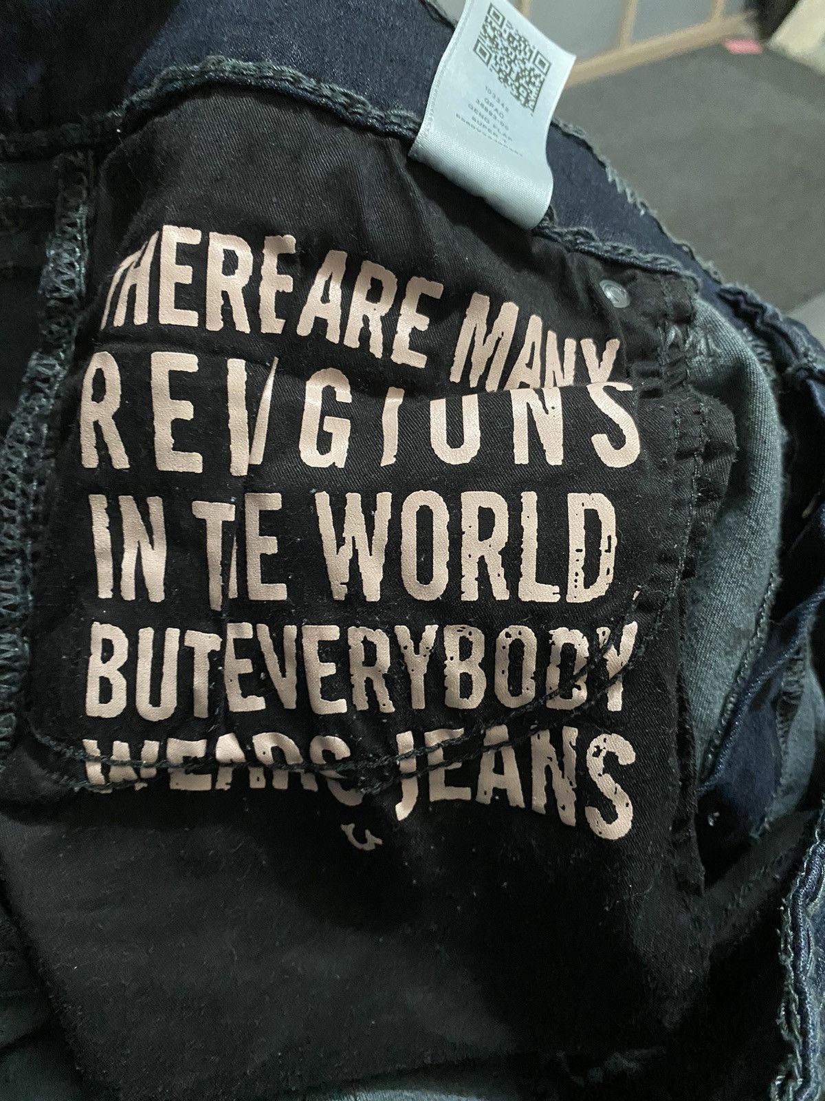 True Religion Y2K Navy True Religion Geno Relaxed Slim Size US 40 / EU 56 - 13 Thumbnail