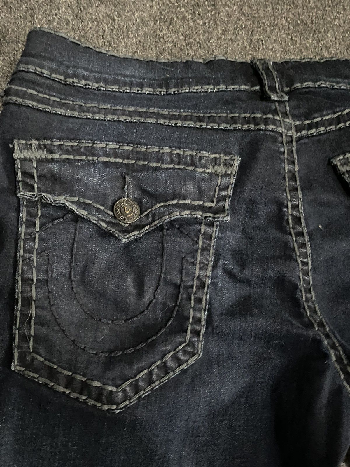 True Religion Y2K Navy True Religion Geno Relaxed Slim Size US 40 / EU 56 - 6 Thumbnail
