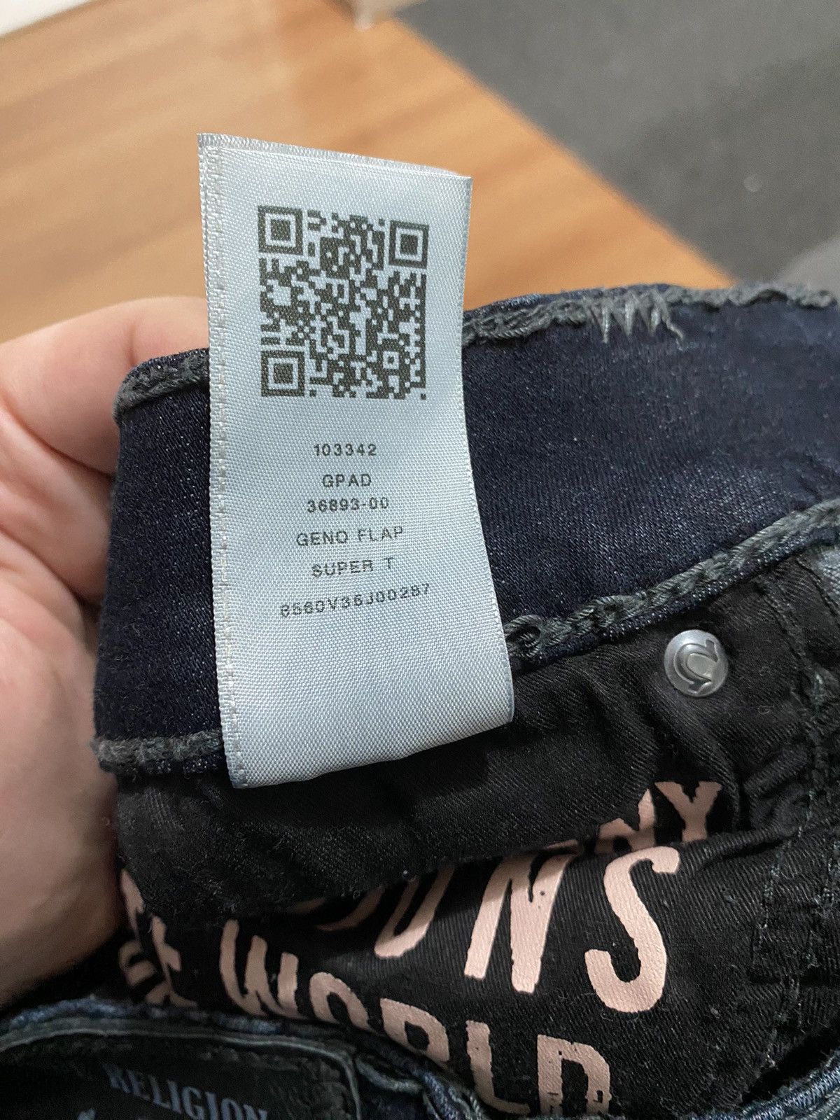 True Religion Y2K Navy True Religion Geno Relaxed Slim Size US 40 / EU 56 - 14 Thumbnail