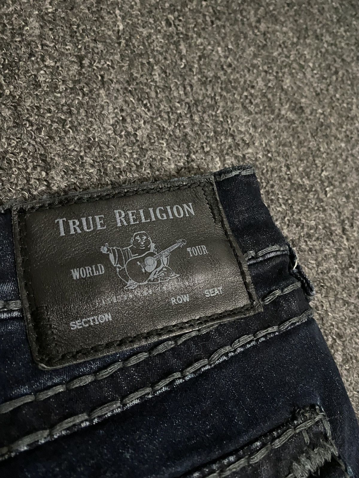 True Religion Y2K Navy True Religion Geno Relaxed Slim Size US 40 / EU 56 - 8 Thumbnail